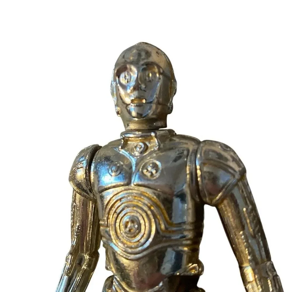 Vintage Star Wars C-3PO Figurine Complete From Original 1977 First 12 Toy Series
